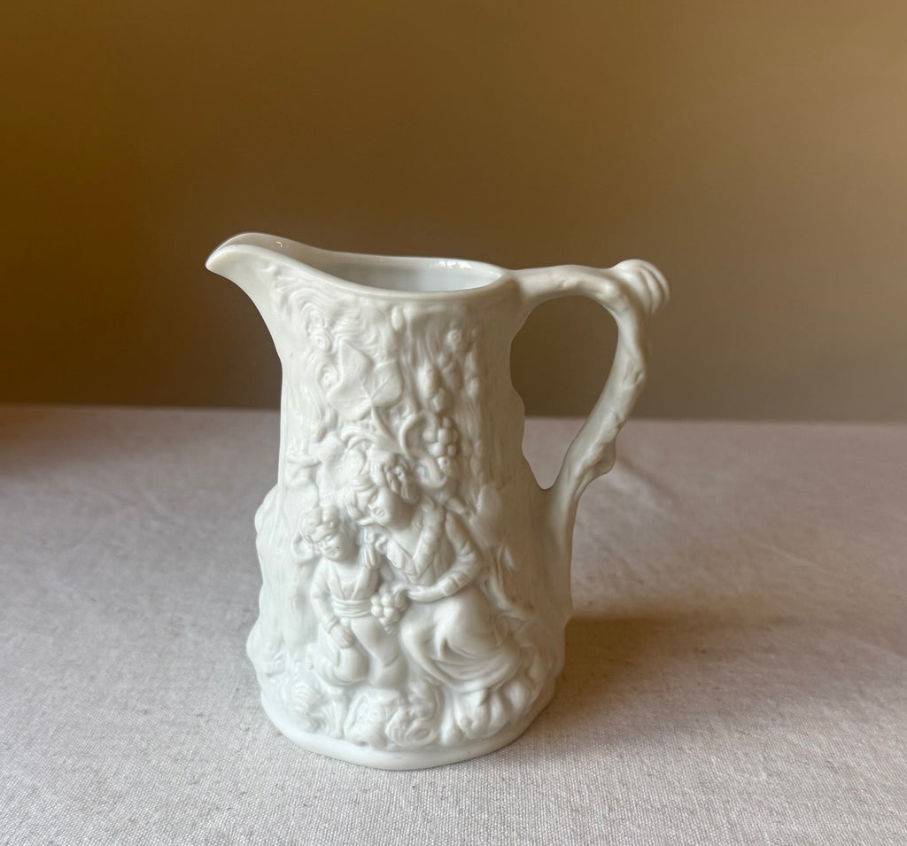Vintage Portmeirion White Relief Jug