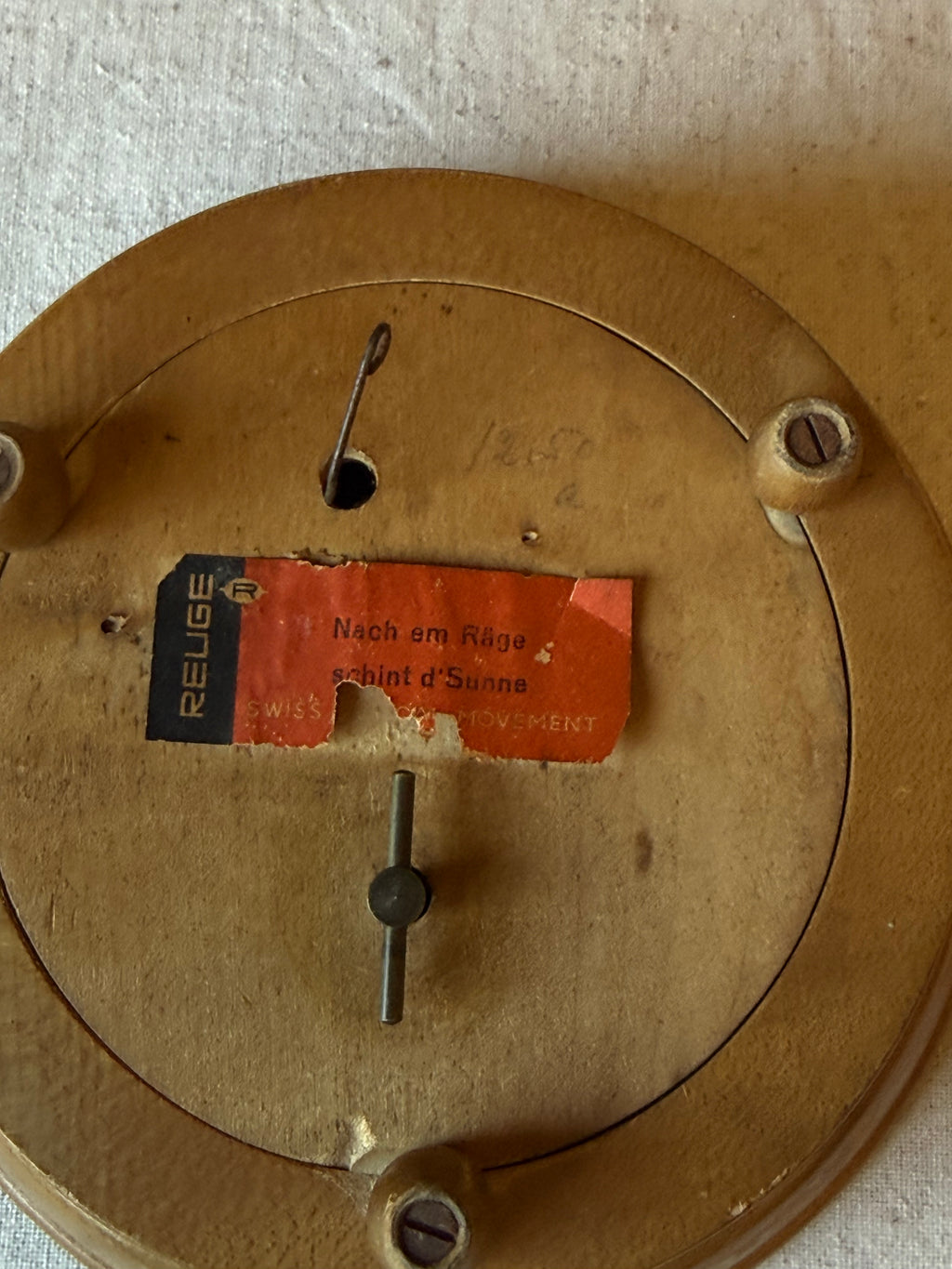 Vintage Swiss Hand-Turned Wooden Musical Pedestal Bowl.
