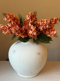 Luxury Burnt Orange Faux Lilac Stem