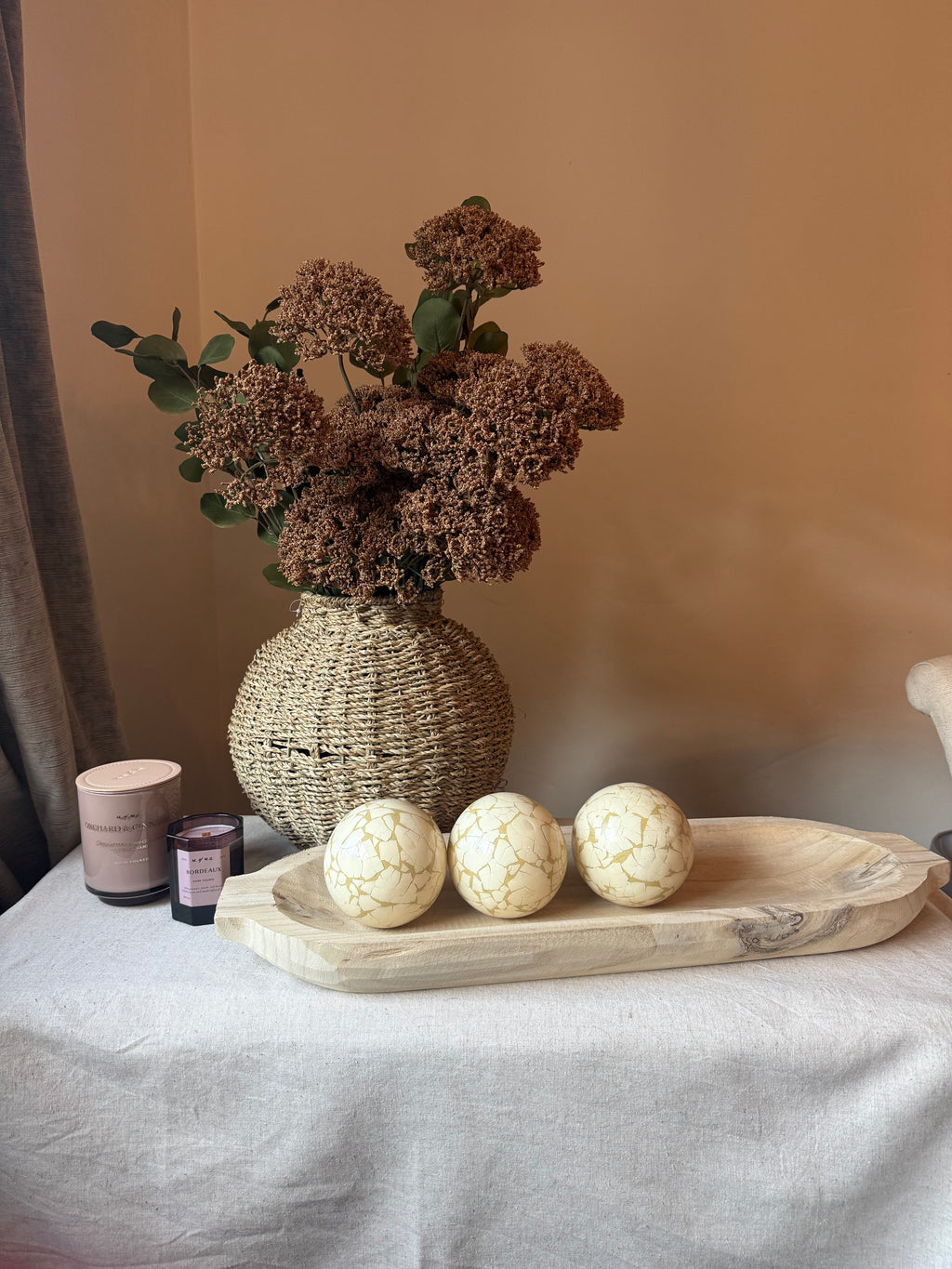 Natural Woven Seagrass Vase