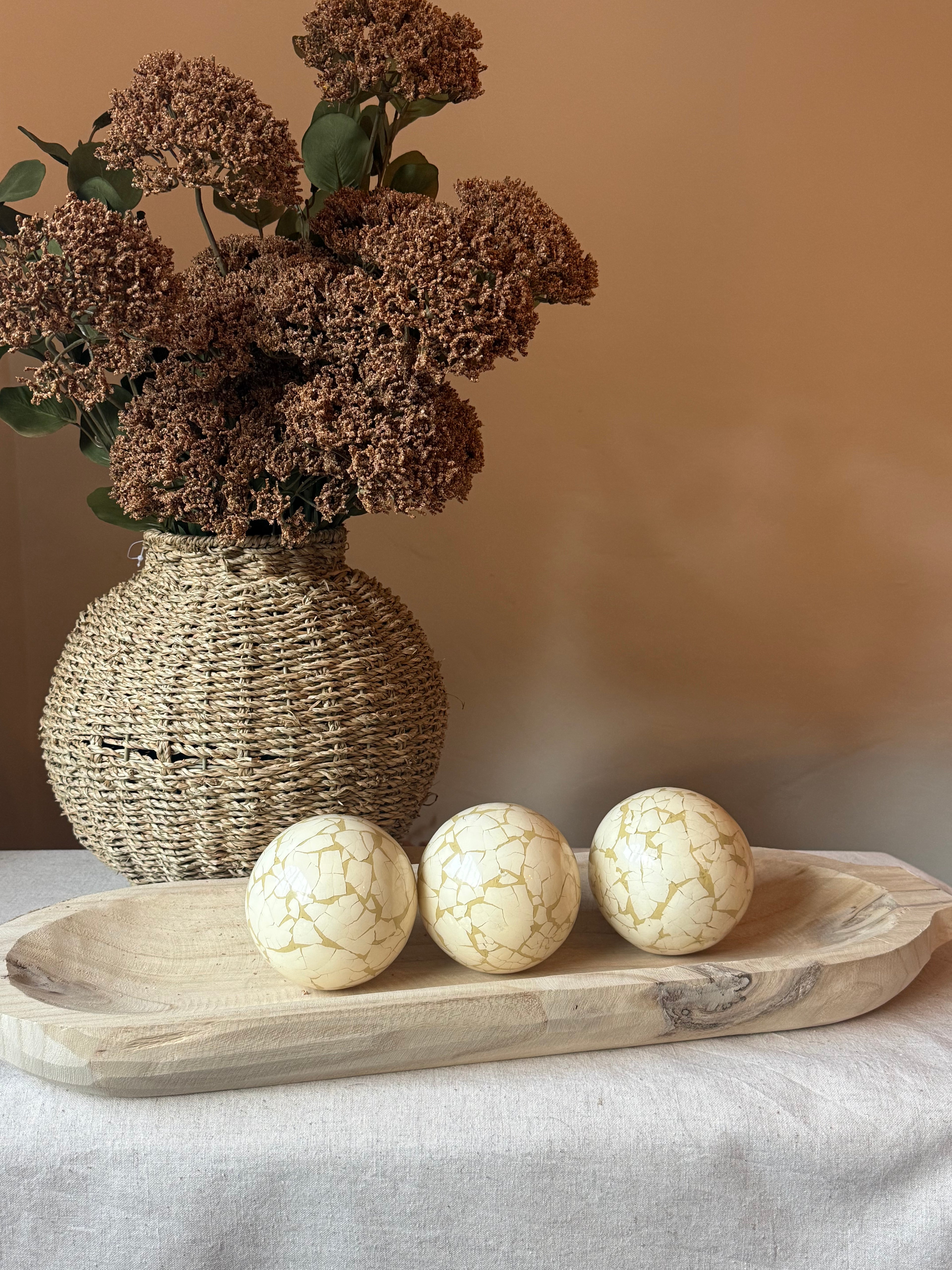 Natural Woven Seagrass Vase