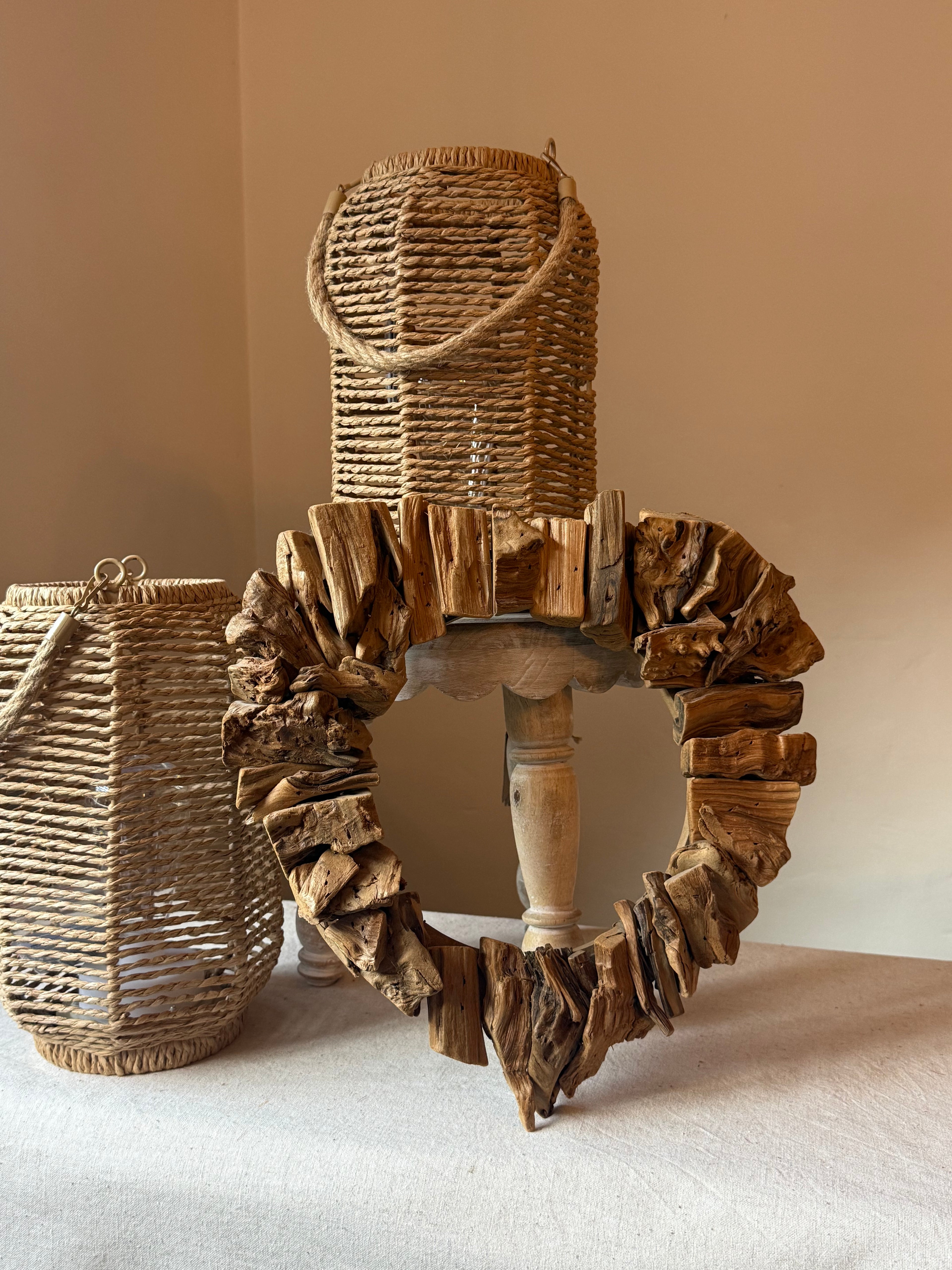 Rustic Driftwood Style Heart Wall Décor