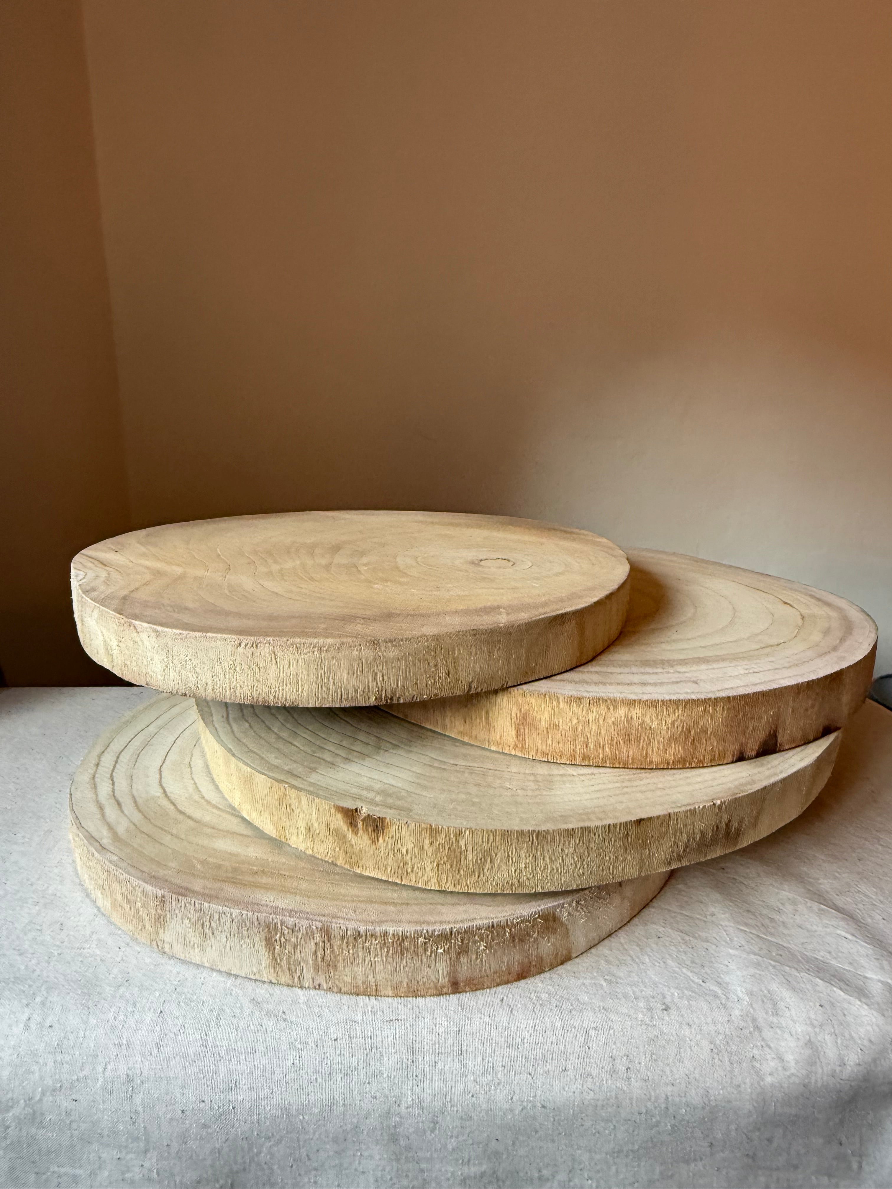 Natural Wooden Styling Display Board