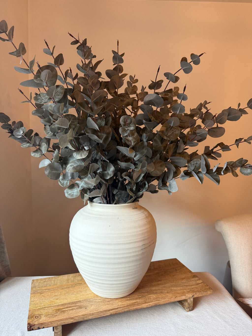 Realistic Faux Eucalyptus Stem