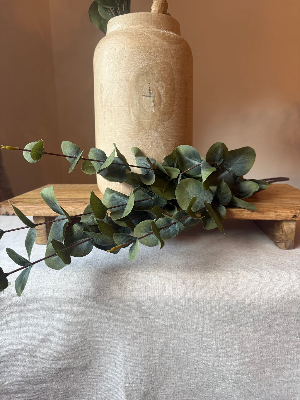 Realistic Faux Eucalyptus Stem