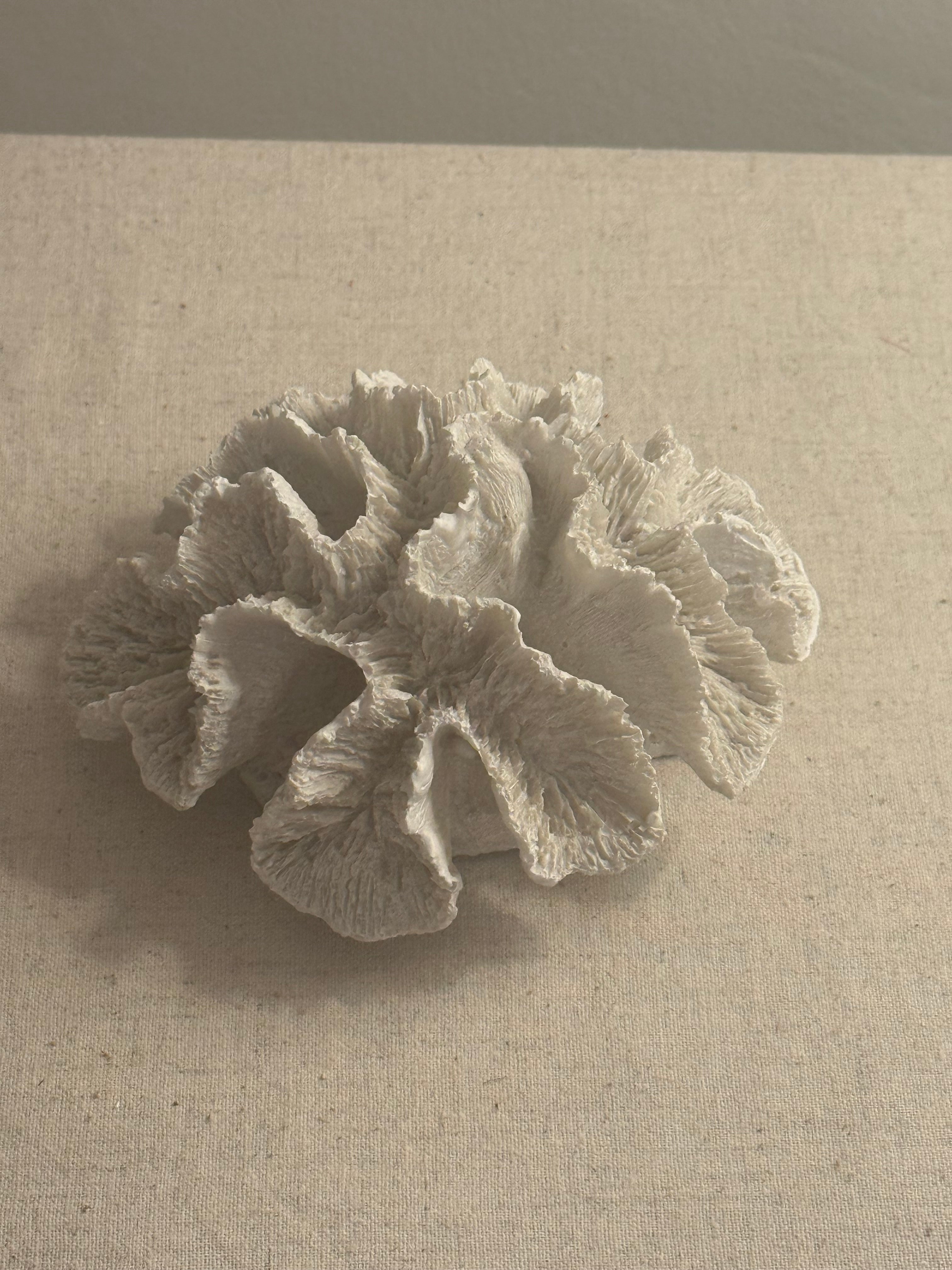 Decorative White Faux Coral Ornament