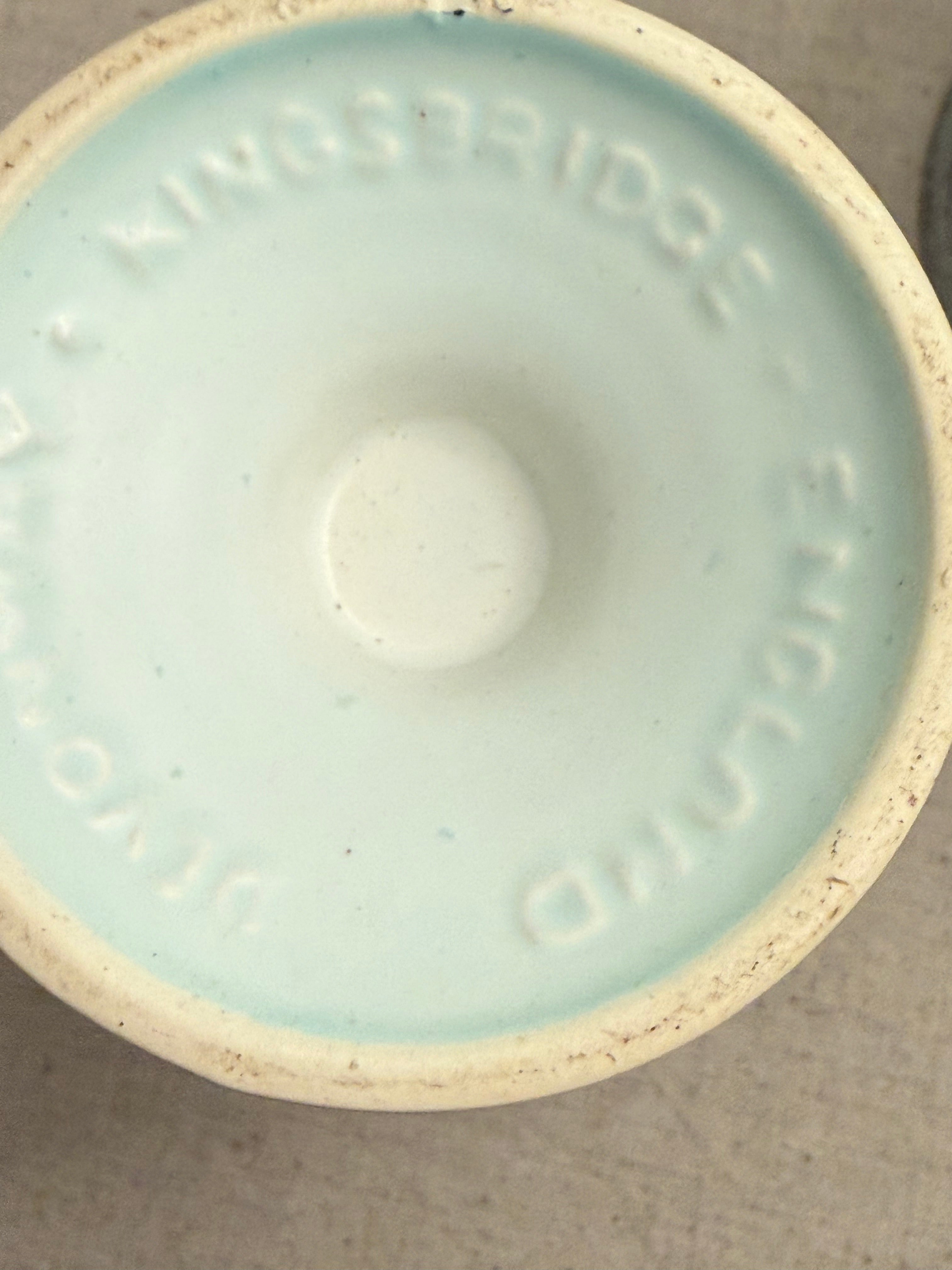 Vintage Devonshire Pottery White Ceramic Urn Vase