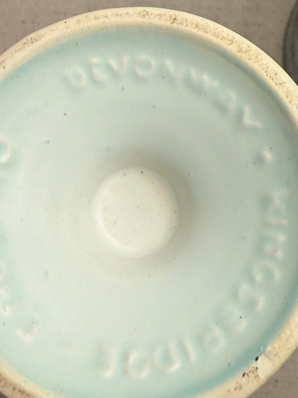 Vintage Devonshire Pottery White Ceramic Urn Vase