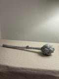 Large Decorative Distressed Artichoke Stem